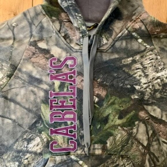 Cabela’s Realtree Camo Hoodie Women’s Small Outdoor Mossy Oak Hunting Camping - Picture 2 of 6